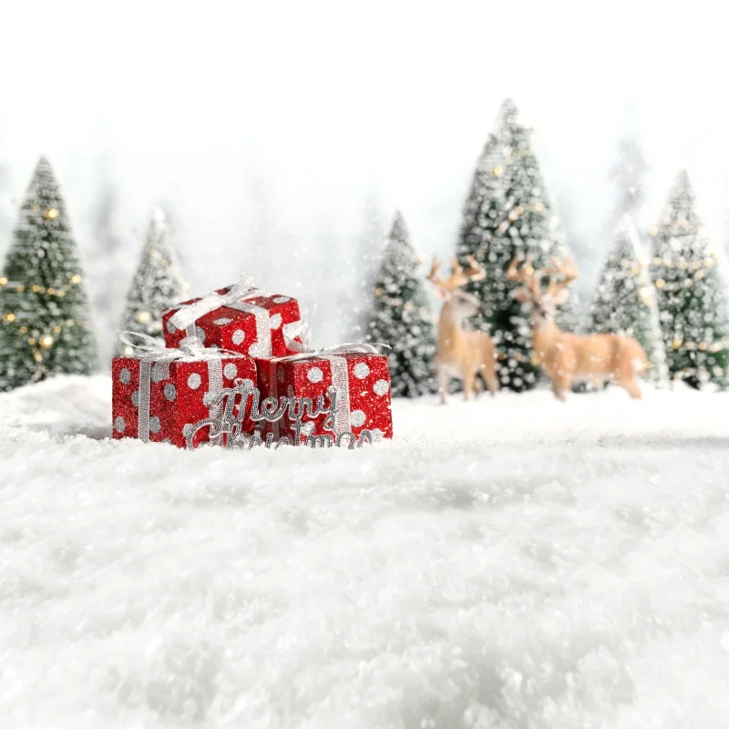 Laeacco Christmas Tree Winter Snow Gift Deer Baby Photography Backgrounds Customized Photographic Backdrops For Photo Studio
Laeacco Christmas Tree Winter Snow Gift Deer Baby Photography Backgrounds Customized Photographic Backdrops For Photo Studio