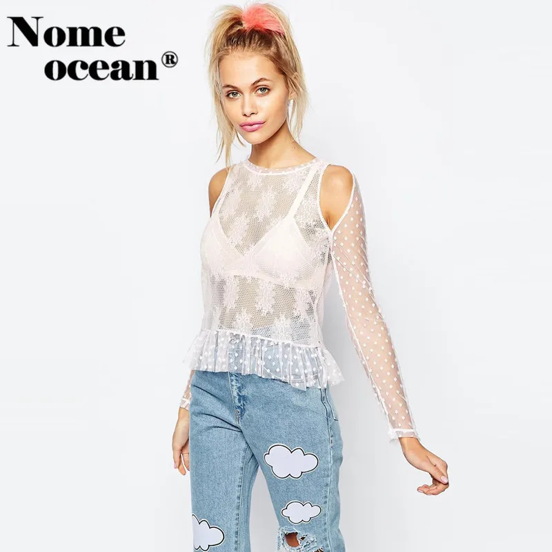 Elegant Lace Shirts 2018 Summer One Piece Transparent Peplum Blouses Ruffle Sweep Off Shoulder Long Sleeve Shirt Sexy M16011111
Elegant Lace Shirts 2018 Summer One Piece Transparent Peplum Blouses Ruffle Sweep Off Shoulder Long Sleeve Shirt Sexy M16011111