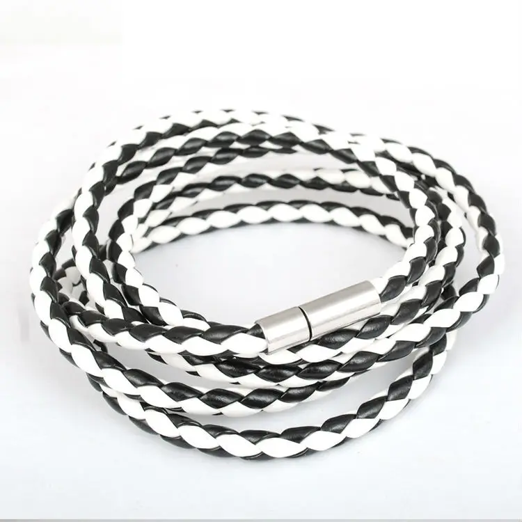 Cheap 2018 New Popular 5 Laps Leather Bracelet For Men Charm Vintage Black and White Bracelets Free Shipping Mens Jewellery
Cheap 2018 New Popular 5 Laps Leather Bracelet For Men Charm Vintage Black and White Bracelets Free Shipping Mens Jewellery