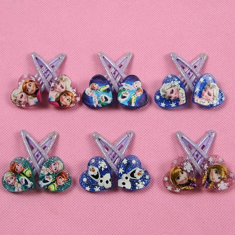 2pcs/lot Cartoon Frozen Heart Shaped Hair Clips Aisha Anna Headdress Children Hair Accessories Dolls clips
2pcs/lot Cartoon Frozen Heart Shaped Hair Clips Aisha Anna Headdress Children Hair Accessories Dolls clips