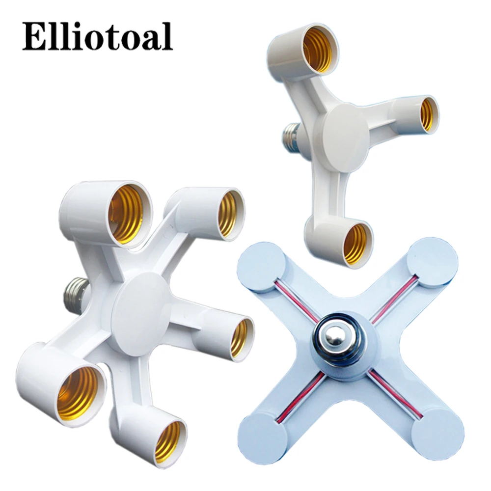 Lamp Holder Converters E27 1 to 3 / 1 to 4 / 1 to 5 Lamp Base for Photo camera light converter AC 110-240V 3 / 5 Bulbs.
Lamp Holder Converters E27 1 to 3 / 1 to 4 / 1 to 5 Lamp Base for Photo camera light converter AC 110-240V 3 / 5 Bulbs.
