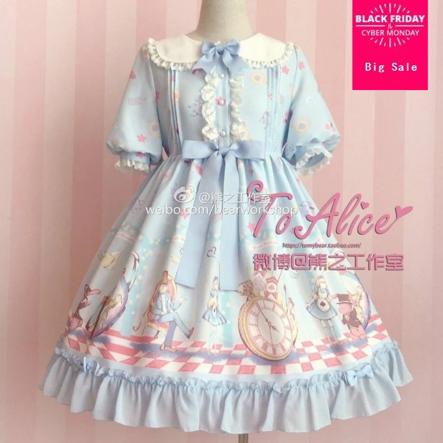 Japanese new soft girls lolita cute dress 2019 soft sister Vintage short sleeve clothes Charlotte Rita high waist dress wj2144
Japanese new soft girls lolita cute dress 2019 soft sister Vintage short sleeve clothes Charlotte Rita high waist dress wj2144