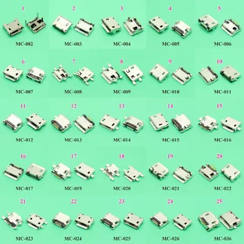 ChengHaoRan 25 models 250PCS Micro usb connector jack Very common charging port for ZTE Huawei and other brand mobile,tablet GPS
ChengHaoRan 25 models 250PCS Micro usb connector jack Very common charging port for ZTE Huawei and other brand mobile,tablet GPS