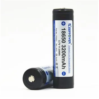2 pcs Keeppower 18650 3200mah 3.7V 11.84Wh protected Li-ion rechargeable battery Original P1832J Japan Cell
2 pcs Keeppower 18650 3200mah 3.7V 11.84Wh protected Li-ion rechargeable battery Original P1832J Japan Cell