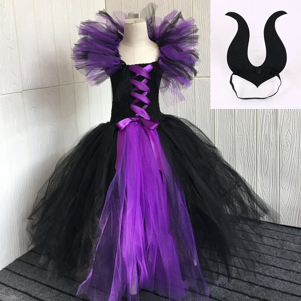 Maleficent Evil Queen Costume Tutu Dress Ball Gowns for Girls Dress Up Children's Evening Dresses Clothes 2-12Y
Maleficent Evil Queen Costume Tutu Dress Ball Gowns for Girls Dress Up Children's Evening Dresses Clothes 2-12Y