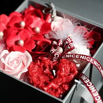 Valentine Scented Soap Artificial Rose Gift Box Flock Candle Style Wedding Birthday Girlfriend Romantic Fragrant Petals Flowers
Valentine Scented Soap Artificial Rose Gift Box Flock Candle Style Wedding Birthday Girlfriend Romantic Fragrant Petals Flowers
