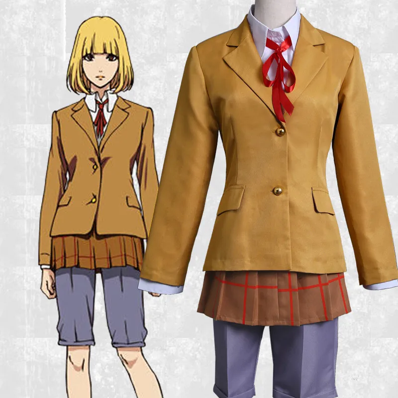 Kangoku Gakuen Anime Cosplay Costume Prison School Hana Midorikawa COS School Uniform Halloween Party Wear
Kangoku Gakuen Anime Cosplay Costume Prison School Hana Midorikawa COS School Uniform Halloween Party Wear