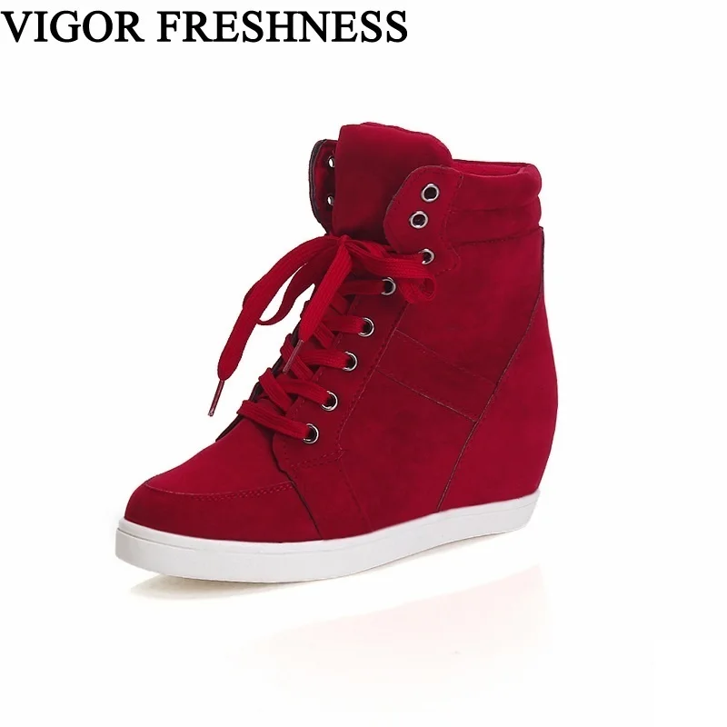 VIGOR FRESHNESS Boots Women Shoes Platform Woman Ankle Boots Autumn Sneakers Height Increasing Ankle Boots Spring Ladies WY82
VIGOR FRESHNESS Boots Women Shoes Platform Woman Ankle Boots Autumn Sneakers Height Increasing Ankle Boots Spring Ladies WY82