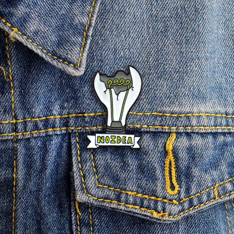 Broken Lightbulb and Knot Brooch with Jeans Woman High Waist Shirt Punk Icon Friend Fashion Kids Accessories and Decor Badges
Broken Lightbulb and Knot Brooch with Jeans Woman High Waist Shirt Punk Icon Friend Fashion Kids Accessories and Decor Badges