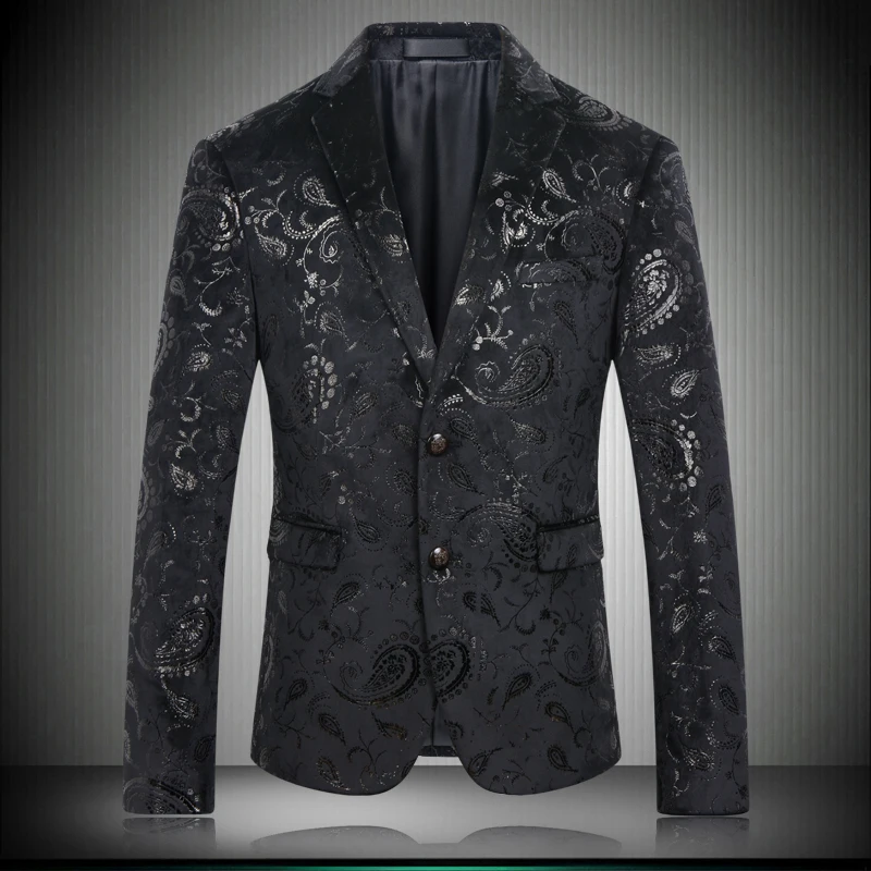 Black Floral Suit Jackets For Men 2019 Man Blazer Casual Suit Jacket Single Breasted American Love Wear Two Buttons Blazers 8633
Black Floral Suit Jackets For Men 2019 Man Blazer Casual Suit Jacket Single Breasted American Love Wear Two Buttons Blazers 8633