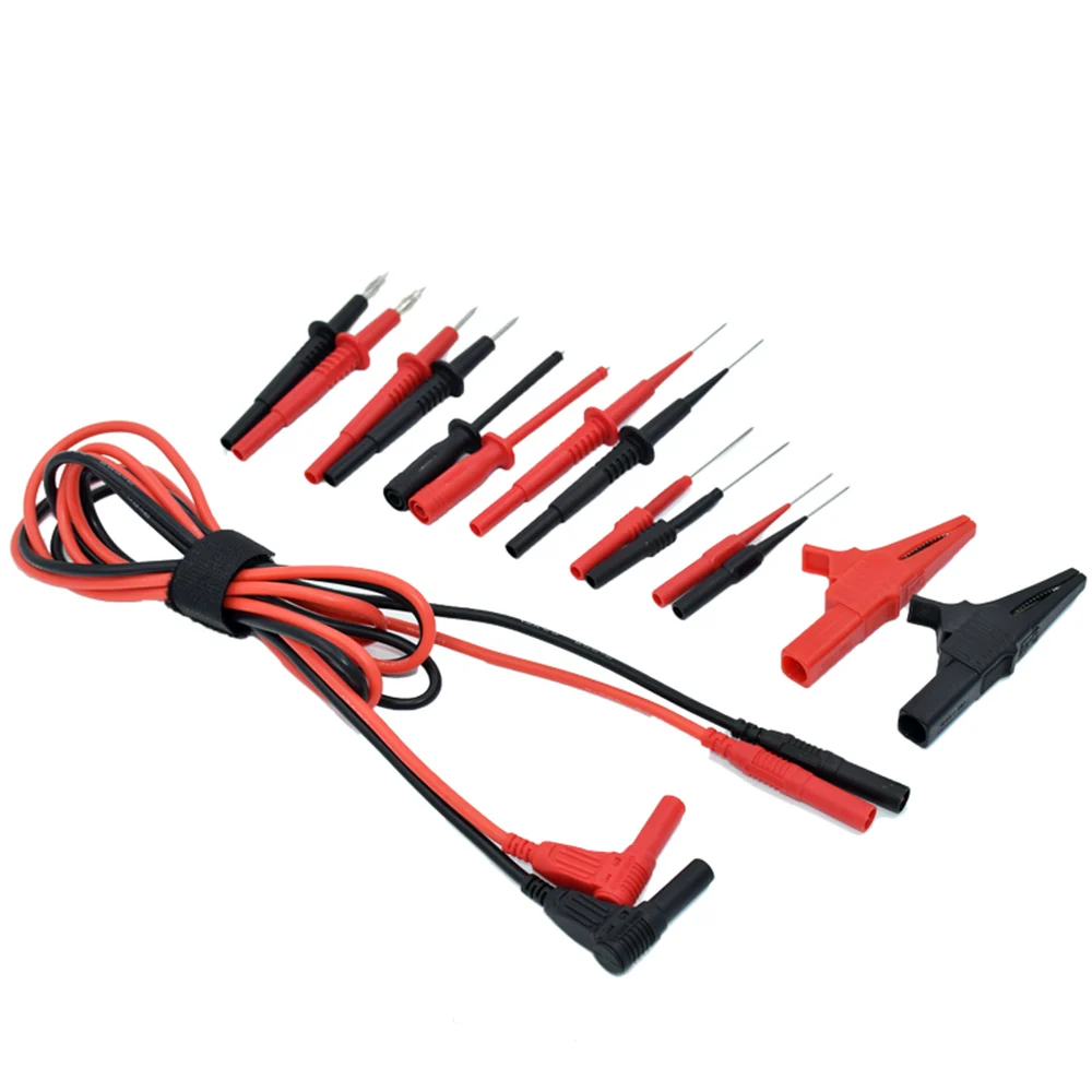 Digital Multimeter Test Lead Kits Sharp High Flexible Silicone Safety Specialties kit Probe Alligator Accessories Kit
Digital Multimeter Test Lead Kits Sharp High Flexible Silicone Safety Specialties kit Probe Alligator Accessories Kit