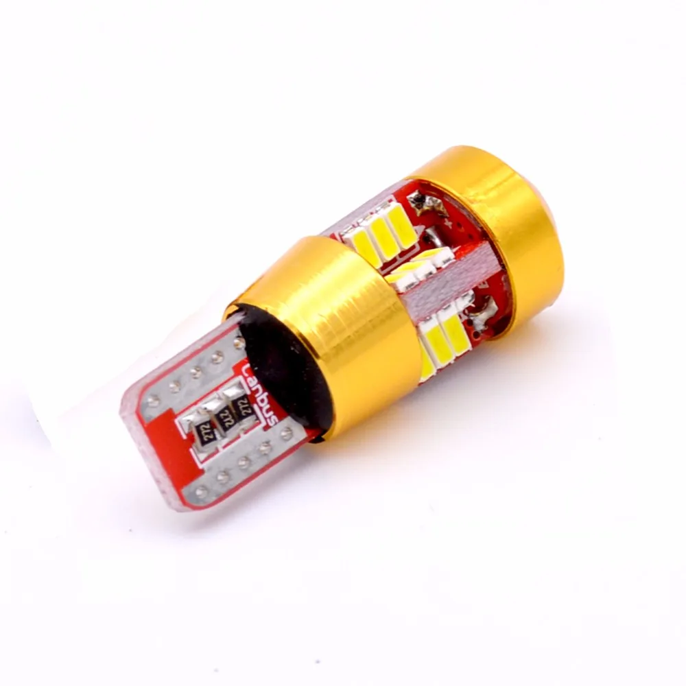 1pcs Auto Led T10 2825 194 W5W 168 175 3014 27SMD Lens LED Canbus Error Free Sidemarker Clearance Lights Dome Map Door Rear Lamp |