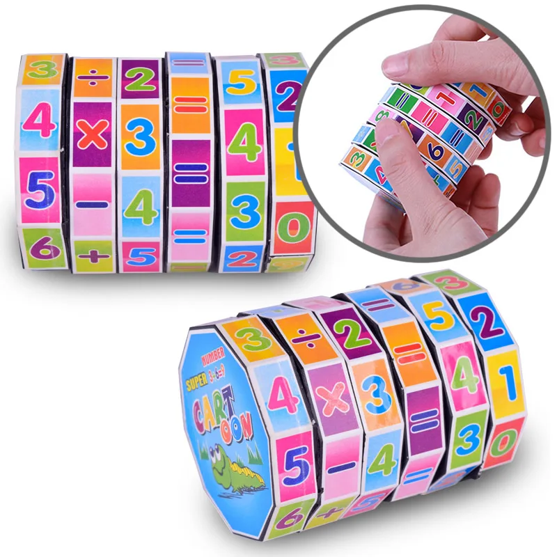 Plastic Digital Math Magic Cube Cylinder Kid Math Addition Subtraction Calculation Training Toys Early Educational Teaching Aids
Plastic Digital Math Magic Cube Cylinder Kid Math Addition Subtraction Calculation Training Toys Early Educational Teaching Aids
