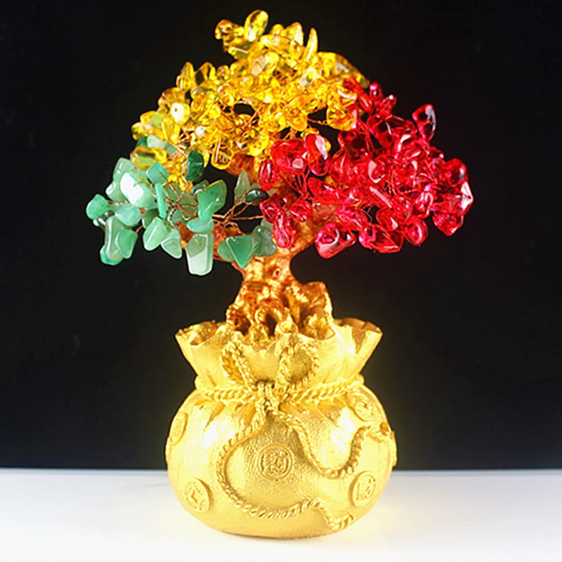 Wealth Luck Feng Shui Lucky Money Tree Mini Crystal Money Tree Bonsai Style Bring Wealth Luck Home Decor Birthday New Year Gift
Wealth Luck Feng Shui Lucky Money Tree Mini Crystal Money Tree Bonsai Style Bring Wealth Luck Home Decor Birthday New Year Gift