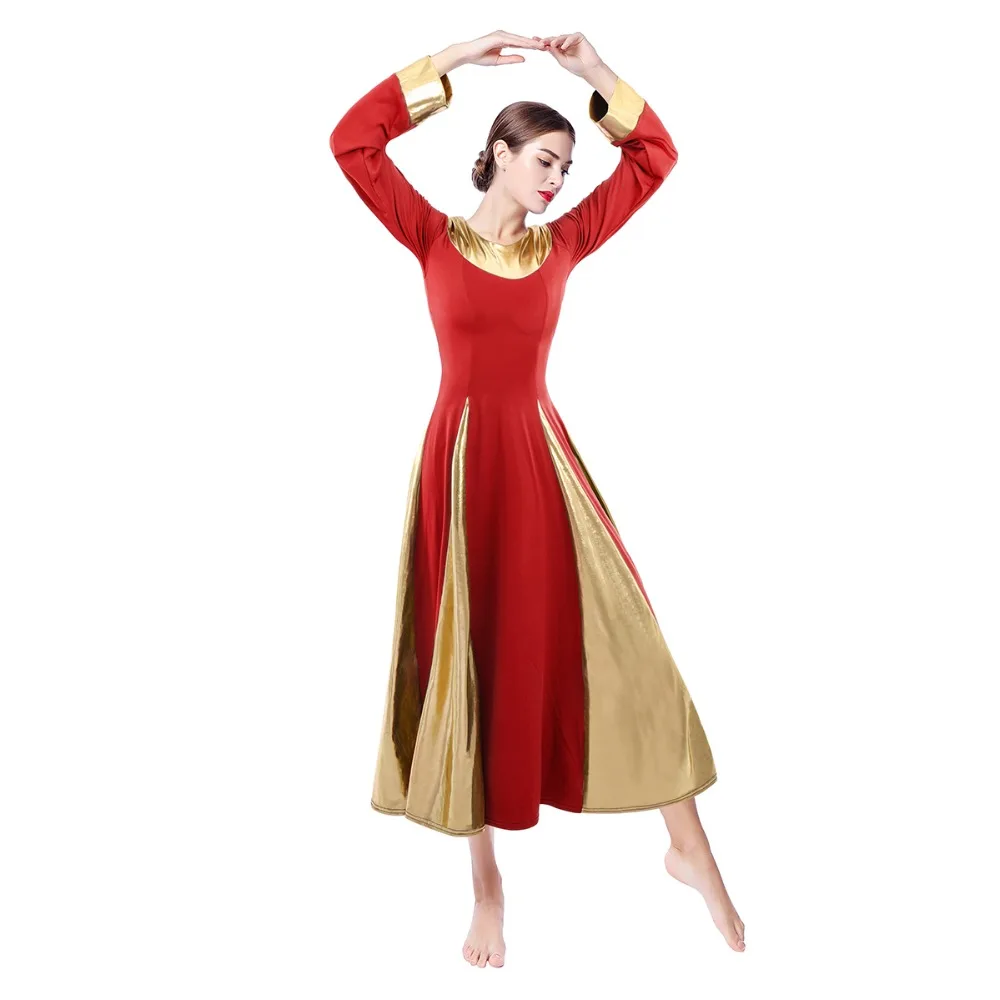2019 New Women Adult Metallic Praise Dress Ballet Latin Ballroom Costume Pleated Praise Liturgical Tango Dance Dress for Women
2019 New Women Adult Metallic Praise Dress Ballet Latin Ballroom Costume Pleated Praise Liturgical Tango Dance Dress for Women