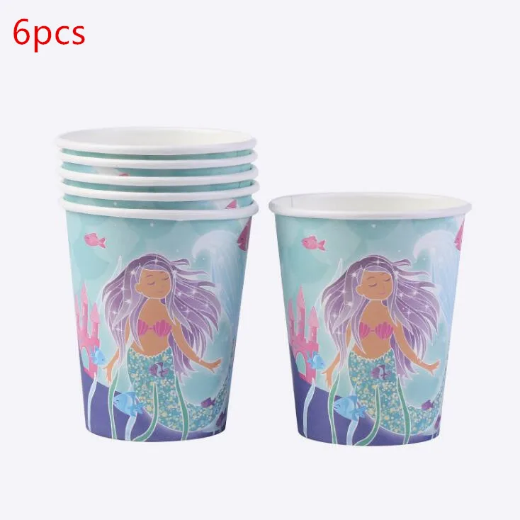 Birthday Decoration Mermaid Paper Plate Cup Straw Disposable Tableware Kids Party Girls Party Favor DIY Decorations Supplies
Birthday Decoration Mermaid Paper Plate Cup Straw Disposable Tableware Kids Party Girls Party Favor DIY Decorations Supplies