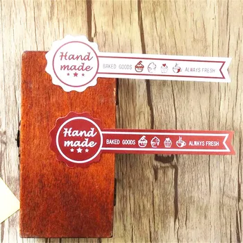 60PCS Long style "HAND MADE" ALWAYS FRESH Kraft paper Baking Sealing sticker Vintage DIY Gifts posted Bake package label
60PCS Long style "HAND MADE" ALWAYS FRESH Kraft paper Baking Sealing sticker Vintage DIY Gifts posted Bake package label