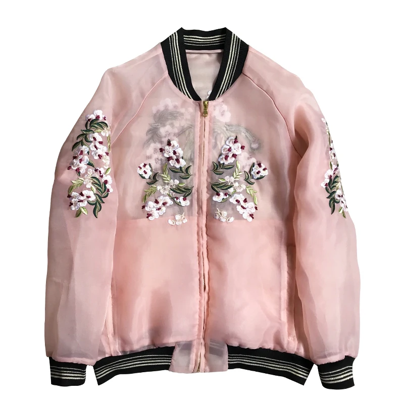 Fashion women's sunscreen jackets coat Summer Korean style organza embroidered jackets A131
Fashion women's sunscreen jackets coat Summer Korean style organza embroidered jackets A131