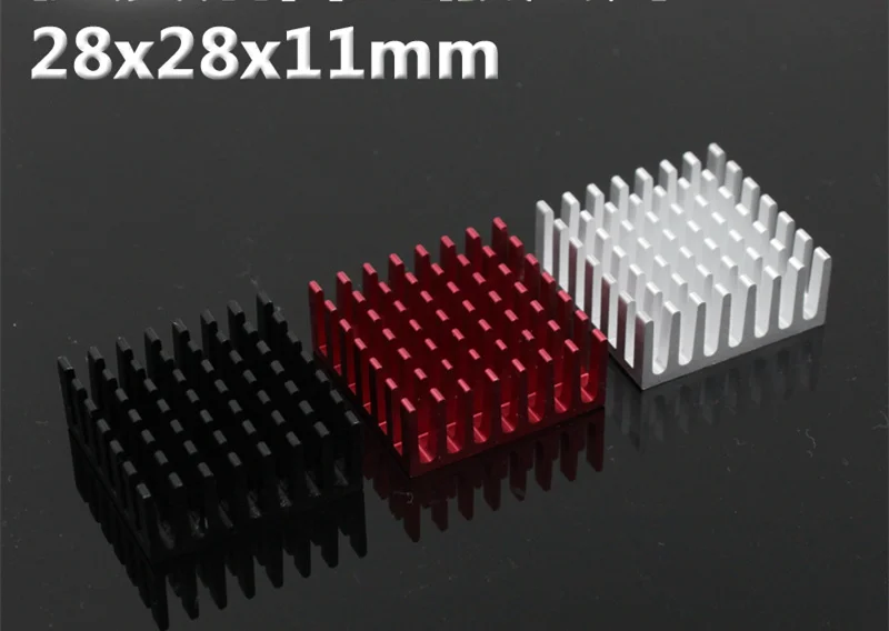 28x28x11mm Aluminum Alloy Heat sink MOS tube heat sink 28*28*11mm Heatsink Cooling Fin Custom Oxidation Heatsink
28x28x11mm Aluminum Alloy Heat sink MOS tube heat sink 28*28*11mm Heatsink Cooling Fin Custom Oxidation Heatsink