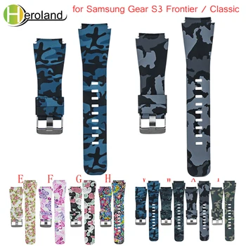 Sport soft Silicone strap for Samsung Gear S3 Frontier Classic Watch band Replacement Printing Pattern Smart Wristband Bracelet 
Sport soft Silicone strap for Samsung Gear S3 Frontier Classic Watch band Replacement Printing Pattern Smart Wristband Bracelet