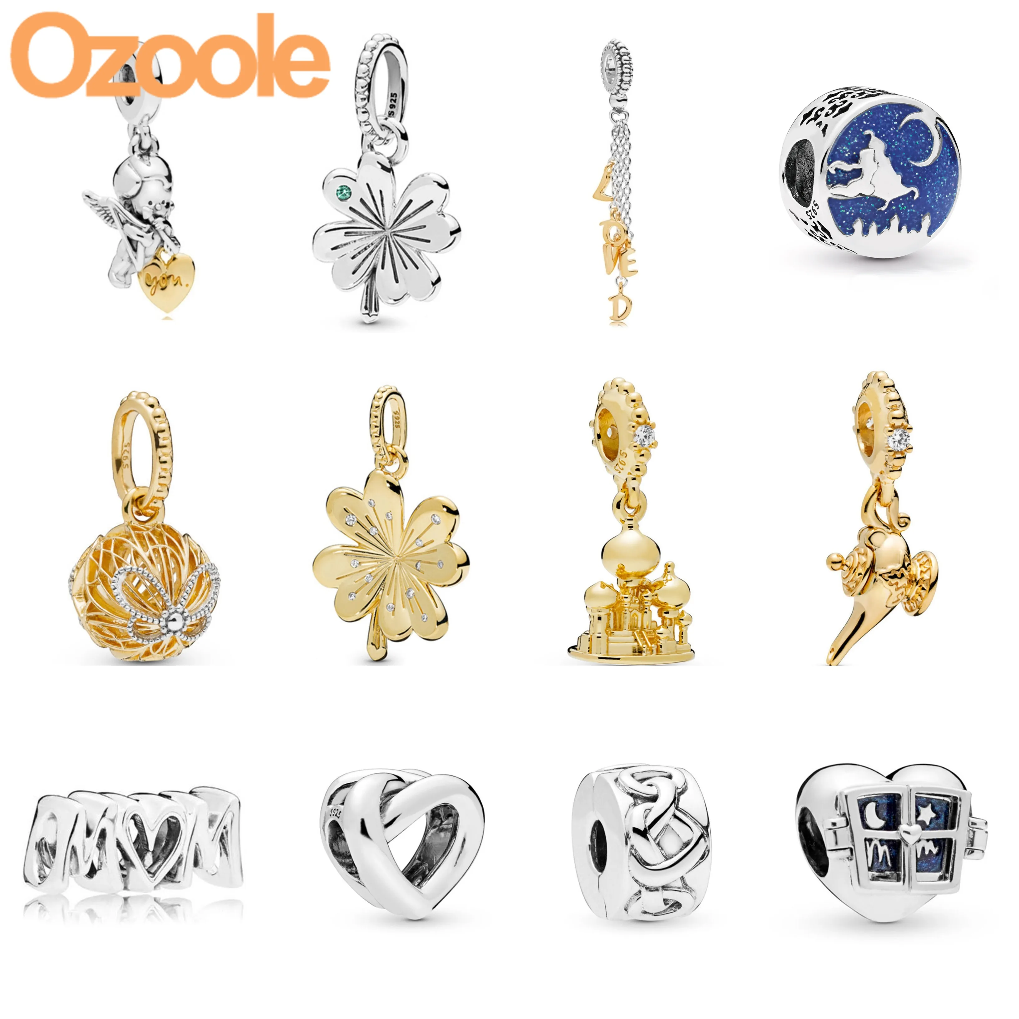 New Authentic 925 Sterling Silver Four-Leaf Clover Butterflies Charm Dangle Fit Pandora Original Europe Pendant Bracelet Jewelry
New Authentic 925 Sterling Silver Four-Leaf Clover Butterflies Charm Dangle Fit Pandora Original Europe Pendant Bracelet Jewelry