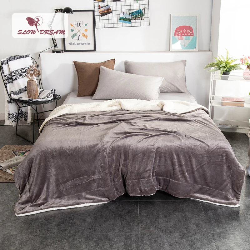 Slowdream Weighted Fleece Blanket Summer For Bed Or Couch 1PCS Fashion Thick Sherpa Throw Grid Queen King Adult Blanket
Slowdream Weighted Fleece Blanket Summer For Bed Or Couch 1PCS Fashion Thick Sherpa Throw Grid Queen King Adult Blanket