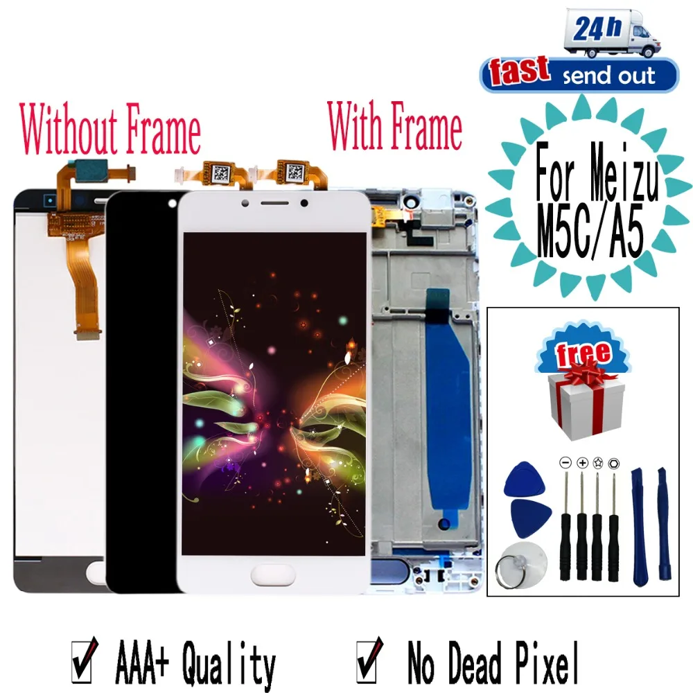 5.0" M5C LCD For MEIZU M5 C M5C A5 m710h LCD Display Touch Screen Digitizer Assembly Replacement For MEIZU M5C
5.0" M5C LCD For MEIZU M5 C M5C A5 m710h LCD Display Touch Screen Digitizer Assembly Replacement For MEIZU M5C