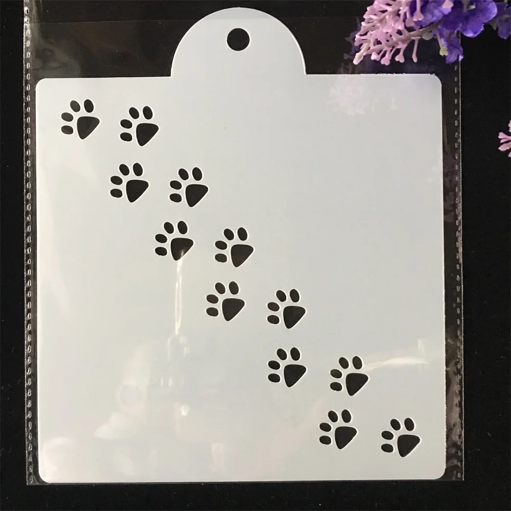 1Pcs 15cm Cat Dog Paw DIY Layering Stencils Painting Scrapbook Coloring Embossing Album Decorative Card Template
1Pcs 15cm Cat Dog Paw DIY Layering Stencils Painting Scrapbook Coloring Embossing Album Decorative Card Template