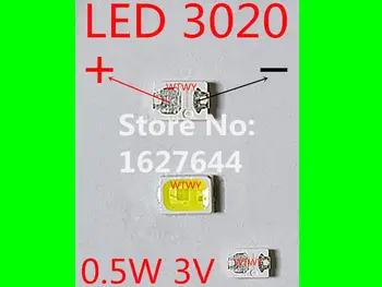 50pcs For LG LED LCD TV Backlight Application LED 3020 LED Backlight TV High Power 0.5W 3V 3020 Cool white LED Backlight
50pcs For LG LED LCD TV Backlight Application LED 3020 LED Backlight TV High Power 0.5W 3V 3020 Cool white LED Backlight