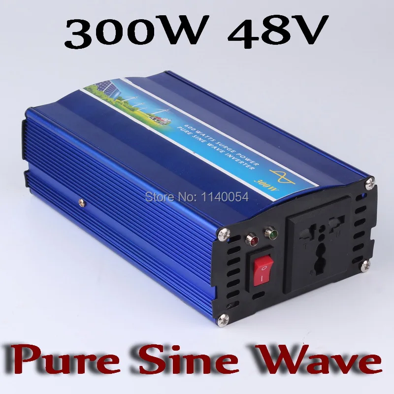 

300W off grid inverter, pure sine wave inverter 300W for solar and wind system 48V DC to AC 100/110/120/220/230/240V