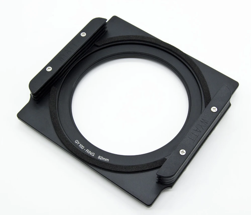 Wyatt 100mm Aluminum Filter Holder + 62/67/72/77/82mm Adapter Ring for Lee Hitech Cokin Z 4x4" 4x6" 100x100mm 100x150mm Filters
Wyatt 100mm Aluminum Filter Holder + 62/67/72/77/82mm Adapter Ring for Lee Hitech Cokin Z 4x4" 4x6" 100x100mm 100x150mm Filters
