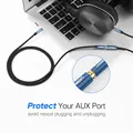Ugreen Jack 3.5 mm Audio Extension Cable for Huawei P20 lite Stereo 3.5mm Jack Aux Cable for Headphones Xiaomi Redmi 5 plus PC