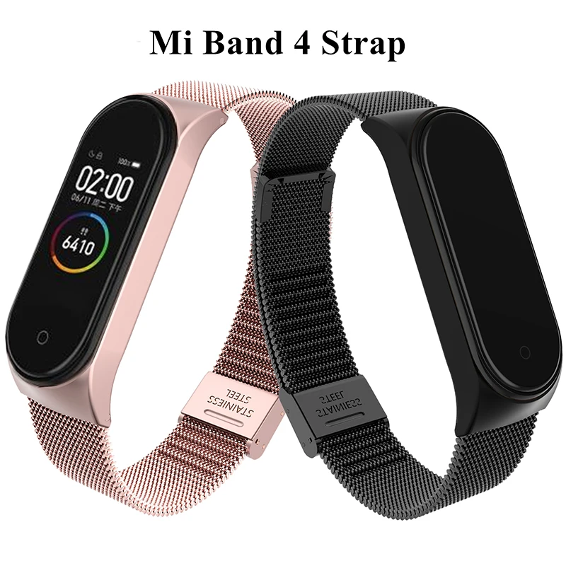 Stainless Steel Wrist Strap For Mi Band 4 Metal Screwless Strap Replacement For Miband 4 smart Wristband Pulseira For Miband 3 4
Stainless Steel Wrist Strap For Mi Band 4 Metal Screwless Strap Replacement For Miband 4 smart Wristband Pulseira For Miband 3 4
