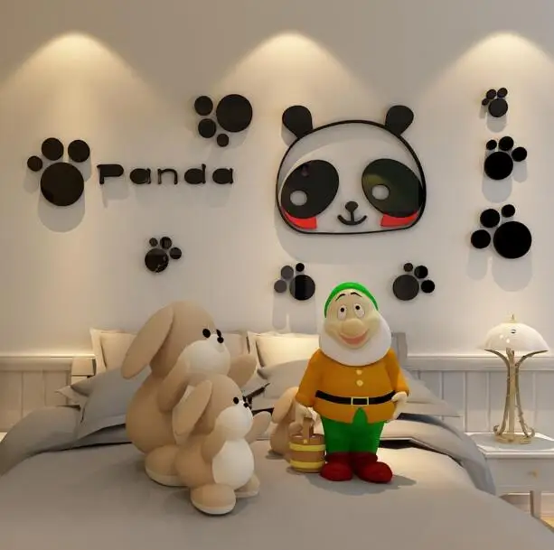 Cute Panda Acrylic 3d Crystal Stereo Wall Stickers for Kids Room Bedroom Living Room Wall hangings Acrylic sticker Home Decor
Cute Panda Acrylic 3d Crystal Stereo Wall Stickers for Kids Room Bedroom Living Room Wall hangings Acrylic sticker Home Decor