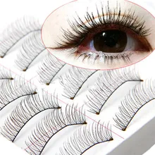 10 Pairs Handmade Falsh Eyelashes Soft Natural Cross Eye Lashes Extension Eyes Lashes Cilios font b