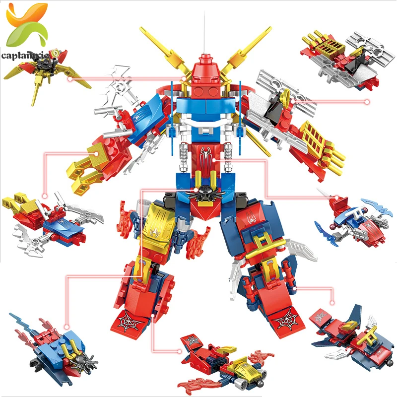 274pcs Spider-man Venom Mecha Bricks Marvel Super Heroes Building Blocks Educational Toys For Children
274pcs Spider-man Venom Mecha Bricks Marvel Super Heroes Building Blocks Educational Toys For Children