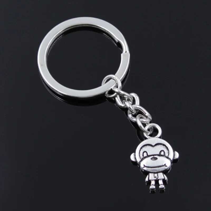 new fashion men 30mm keychain DIY metal holder chain vintage double sides monkey 15x27mm silver pendant Gift
new fashion men 30mm keychain DIY metal holder chain vintage double sides monkey 15x27mm silver pendant Gift