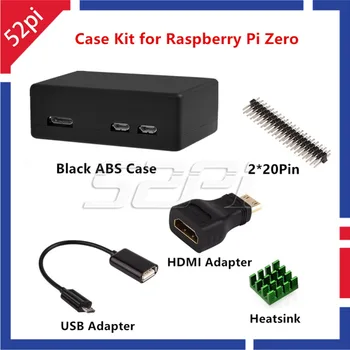 ABS Black Case Shell Cover Enclosure Kit with Heatsink, USB Cable, HDMI Adapter,GPIO Connector for Respberry Pi Zero/Wireless
ABS Black Case Shell Cover Enclosure Kit with Heatsink, USB Cable, HDMI Adapter,GPIO Connector for Respberry Pi Zero/Wireless