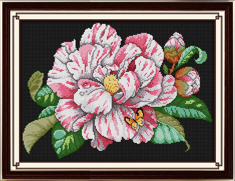 Joy Sunday The beatiful flower with butterfly Counted Chinese Cross Stitch Kits printed Cross-stitch set Embroidery Needlework
Joy Sunday The beatiful flower with butterfly Counted Chinese Cross Stitch Kits printed Cross-stitch set Embroidery Needlework
