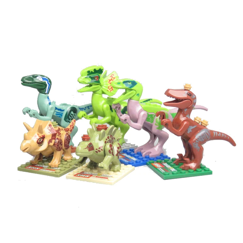 6pcs/set Dinosaurs Jurassic World Dinosaurs Figures Jurassic Building Tyrannosaurus Assemble Blocks Compatible with Legoings
6pcs/set Dinosaurs Jurassic World Dinosaurs Figures Jurassic Building Tyrannosaurus Assemble Blocks Compatible with Legoings