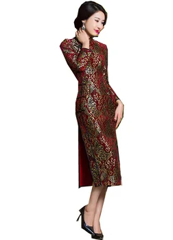 Shanghai Story Autumn Velvet Qipao Chinese traditional Dress Oriental Style dress Long Sleeve long Cheongsam Dress For Women
Shanghai Story Autumn Velvet Qipao Chinese traditional Dress Oriental Style dress Long Sleeve long Cheongsam Dress For Women