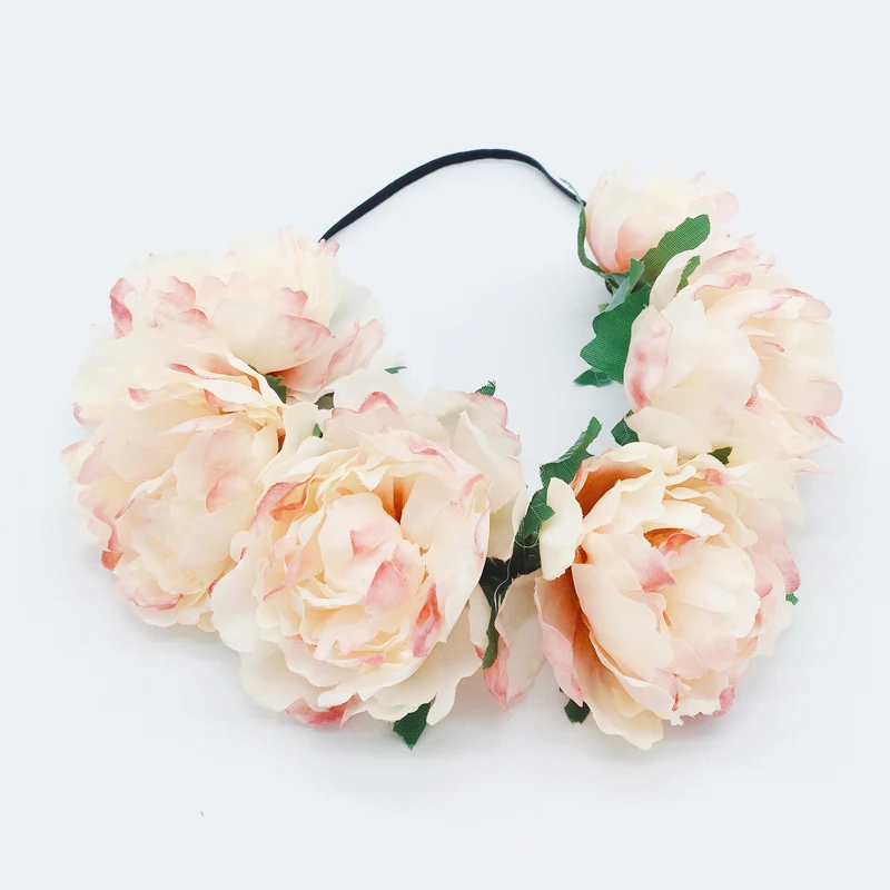 Peony Flower Crown Kids Girls Floral Headband Garlands Hair Accessories Bride Bohemian Flower Wreath Beach Headwear Hair Band
Peony Flower Crown Kids Girls Floral Headband Garlands Hair Accessories Bride Bohemian Flower Wreath Beach Headwear Hair Band