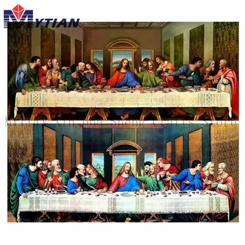 Full Diamond Embroidery Catholicism Famous Da Vinci The Last Supper Diamond Painting Christian Living Room Painting Cross stitch
Full Diamond Embroidery Catholicism Famous Da Vinci The Last Supper Diamond Painting Christian Living Room Painting Cross stitch