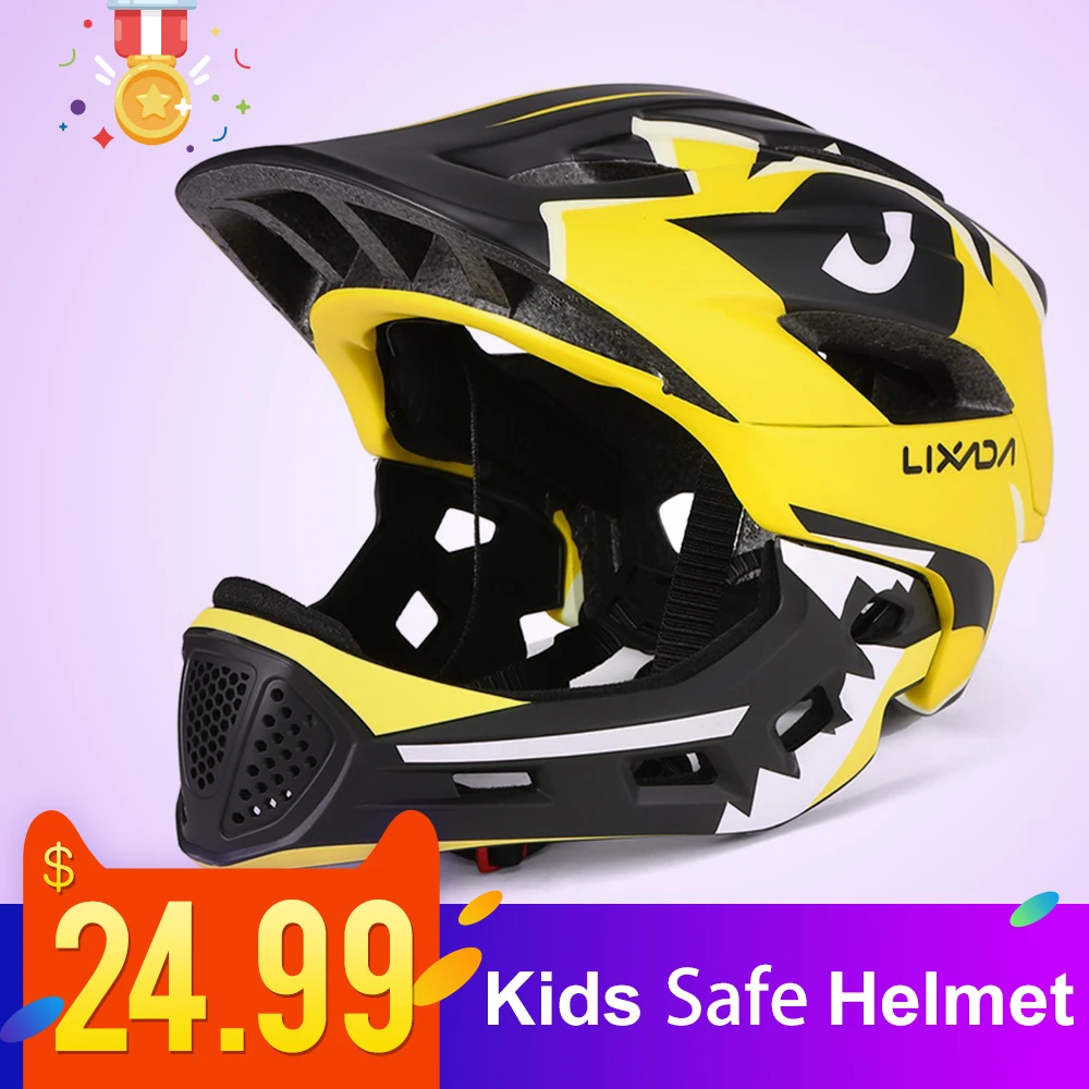 Lixada Kids Children Detachable Full Face Helmet Sports Motorcycle Helmet for Motorbike Cycling Casco Moto Casque
Lixada Kids Children Detachable Full Face Helmet Sports Motorcycle Helmet for Motorbike Cycling Casco Moto Casque
