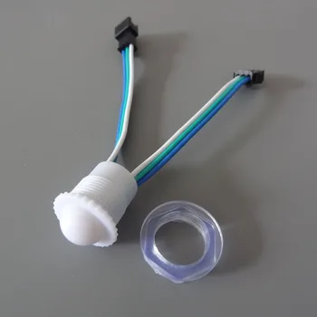 1000pcs/lot,16mm diameter;DC5V;WS2811 addressable RGB full color led smart module;0.24W(one 5050 SMD LED);IP67;milky cover
1000pcs/lot,16mm diameter;DC5V;WS2811 addressable RGB full color led smart module;0.24W(one 5050 SMD LED);IP67;milky cover