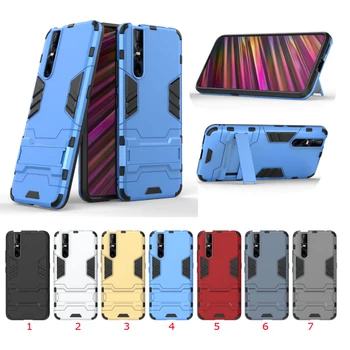 30pcs/lot Anti-Slip Rugged Kickstand Shockproof Hard Shell Military Case For VIVO V15 PRO
30pcs/lot Anti-Slip Rugged Kickstand Shockproof Hard Shell Military Case For VIVO V15 PRO
