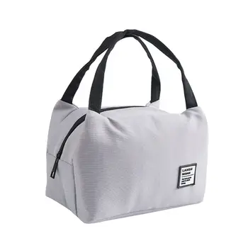 Casual solid color lunch bag portable insulation picnic food package Oxford cloth handbag men's and women's universal
Casual solid color lunch bag portable insulation picnic food package Oxford cloth handbag men's and women's universal