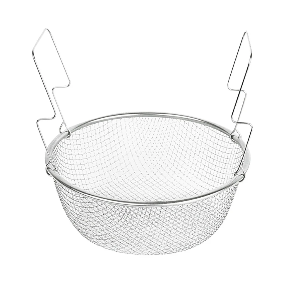Home Strainer Portable Stainless Steel Handle Kitchen French Fries Basket Mini Snack Tableware Fryer Colander Tool Cooking
Home Strainer Portable Stainless Steel Handle Kitchen French Fries Basket Mini Snack Tableware Fryer Colander Tool Cooking