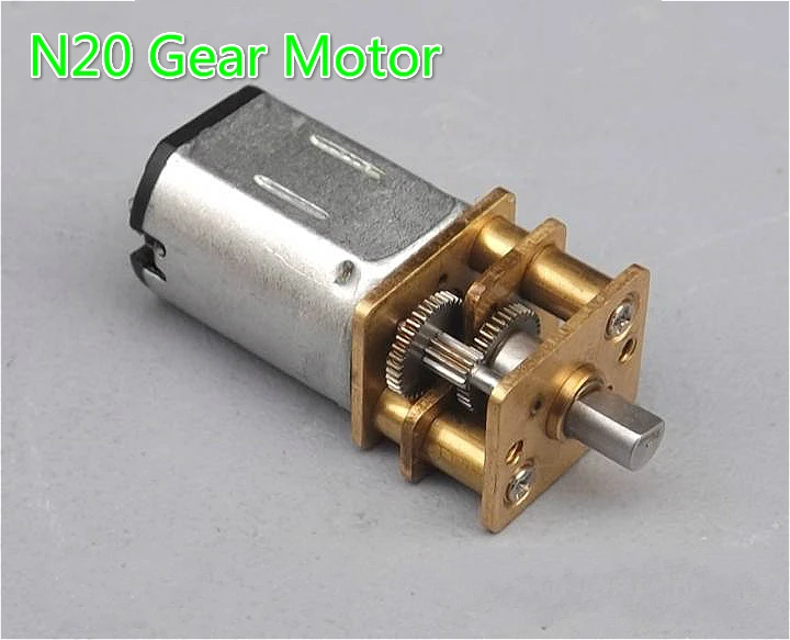 10PCS N20 DC5-9V Gear Motor N20 DC Motor of Miniature Low-speed Motor Robot Motor with Metal Gear Box(6.8)
10PCS N20 DC5-9V Gear Motor N20 DC Motor of Miniature Low-speed Motor Robot Motor with Metal Gear Box(6.8)