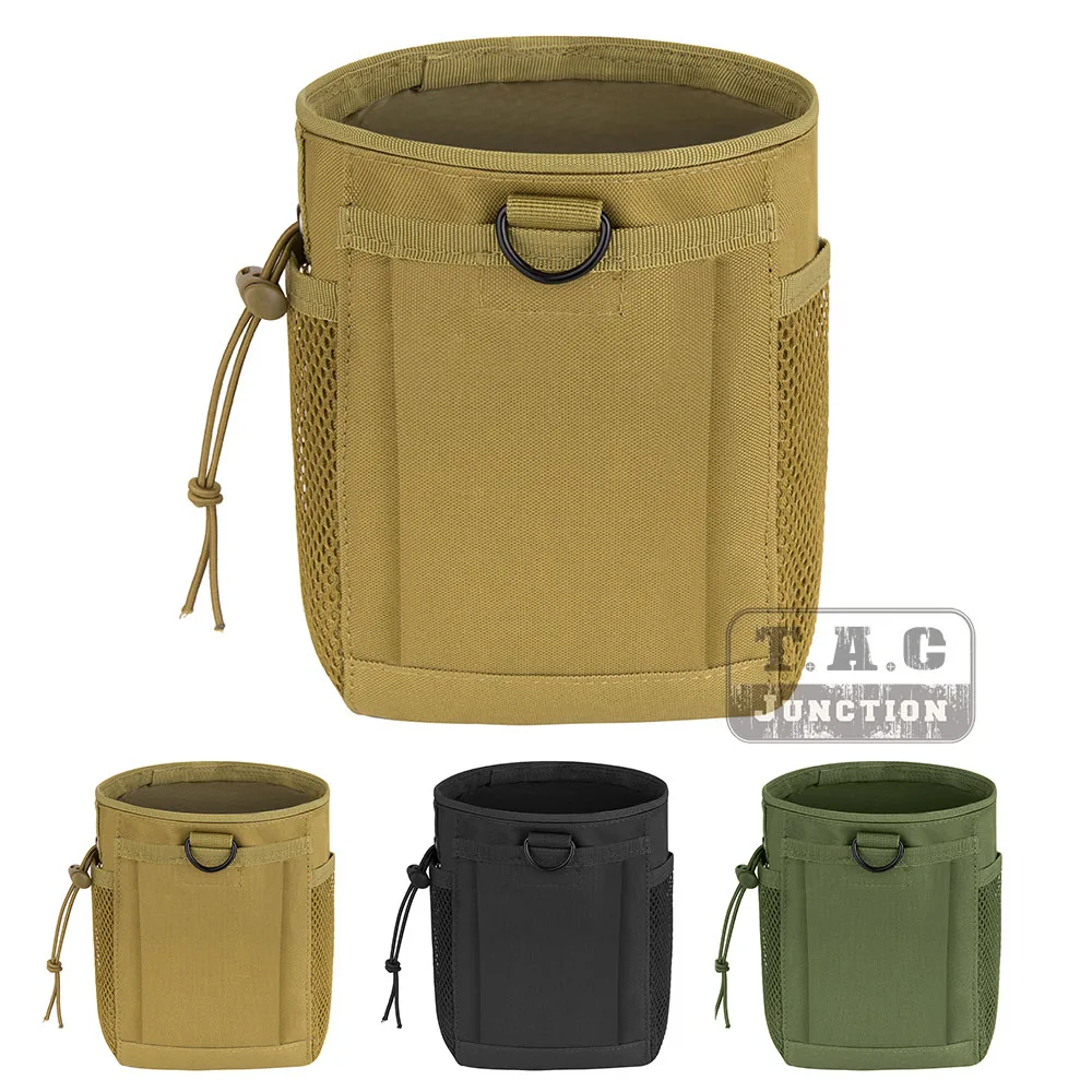 Tactical Mini Dump Drop Magazine Pouch MOLLE Utility Ammo Bag Belt Loop Combat Equipment Storage Pouch Bag w/ Mesh Drawstring
Tactical Mini Dump Drop Magazine Pouch MOLLE Utility Ammo Bag Belt Loop Combat Equipment Storage Pouch Bag w/ Mesh Drawstring